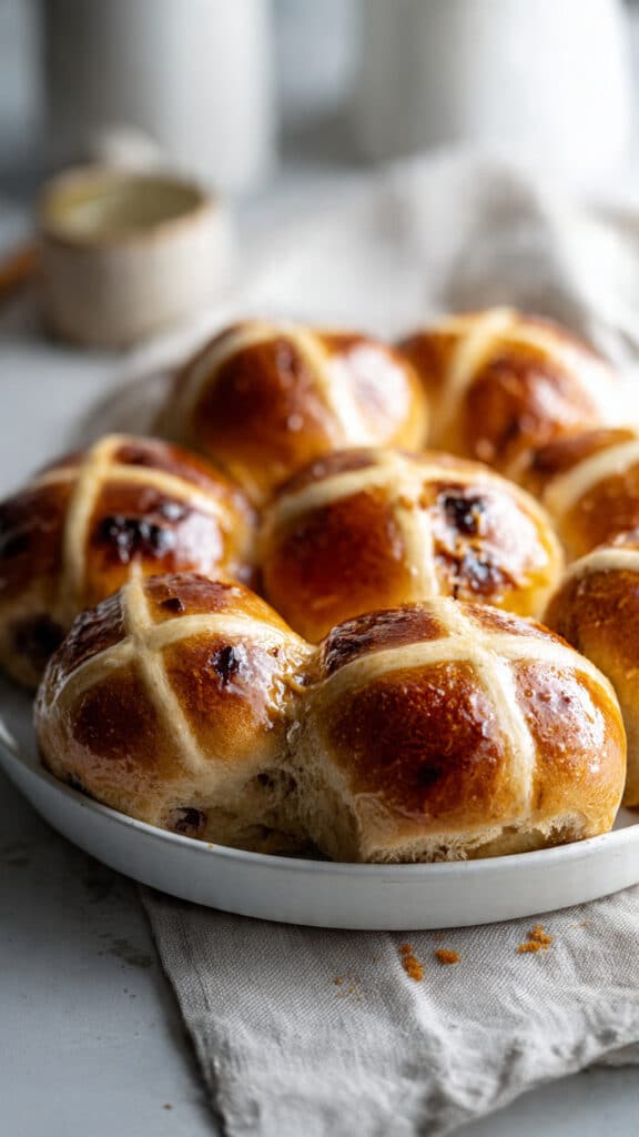 Sourdough Hot Cross Buns