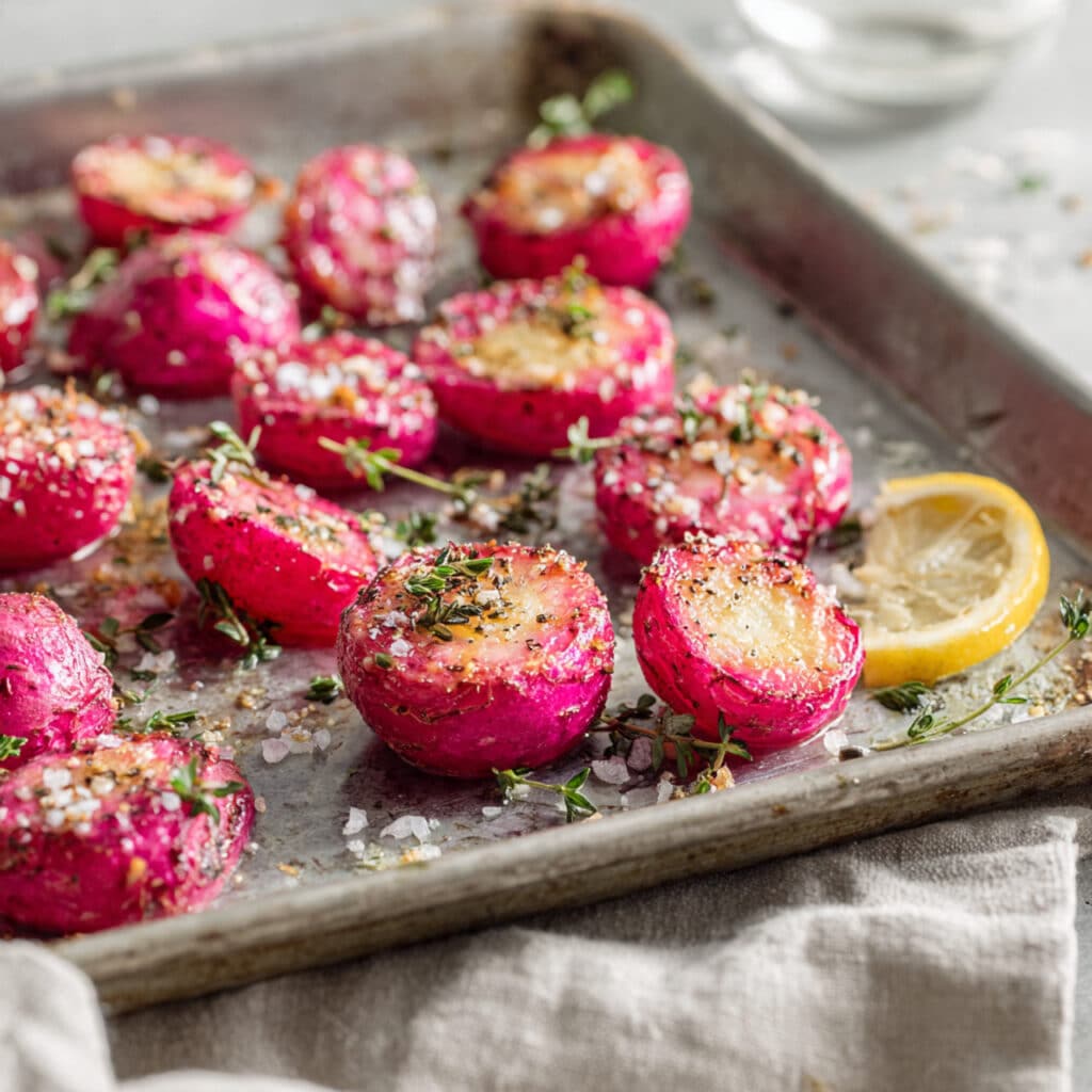 Smashed Radishes