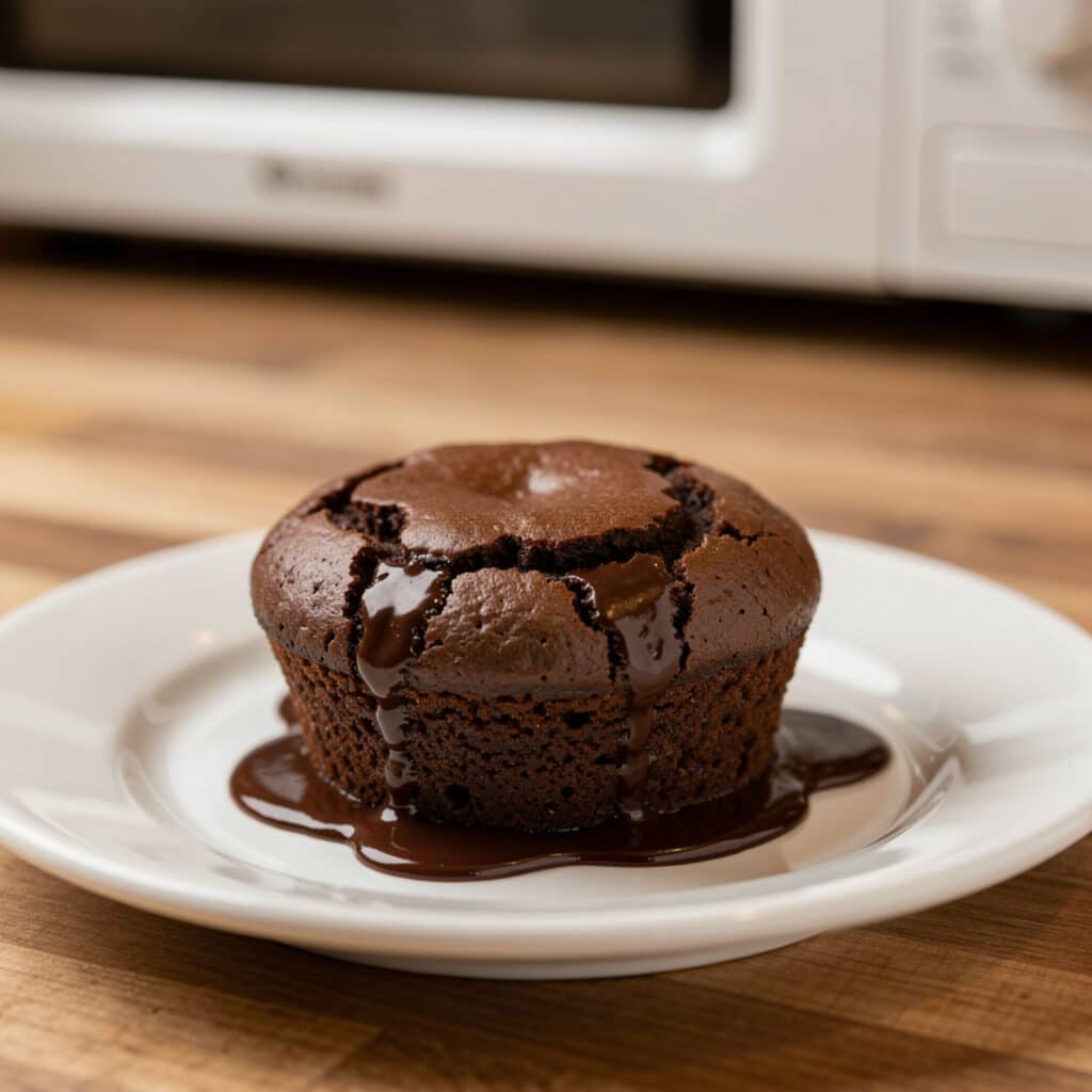 1 Minute Microwave Brownie