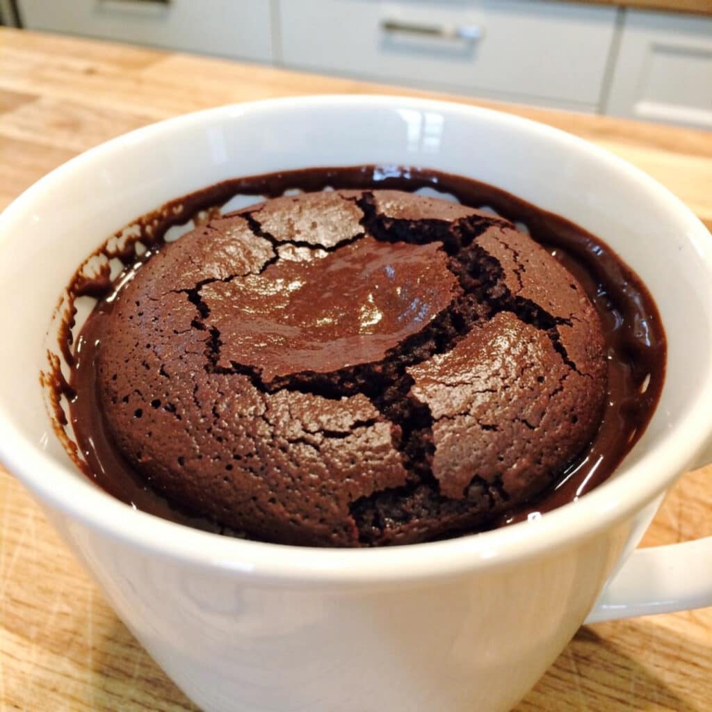 1 Minute Microwave Brownie