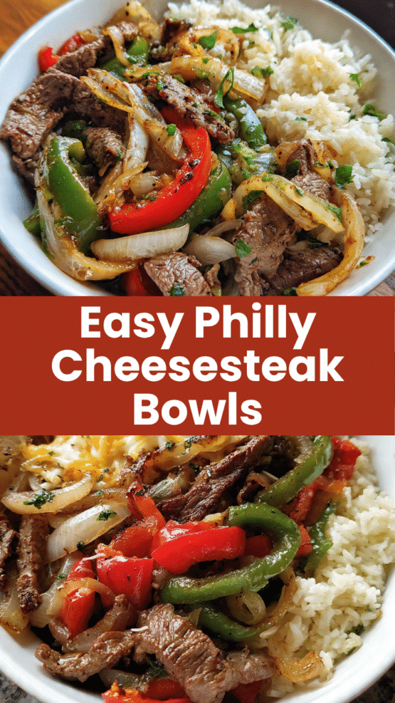 Philly Cheesesteak Bowls