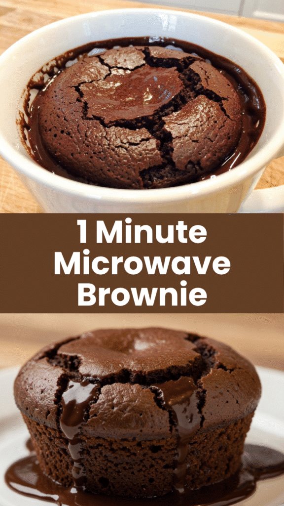 1 Minute Microwave Brownie