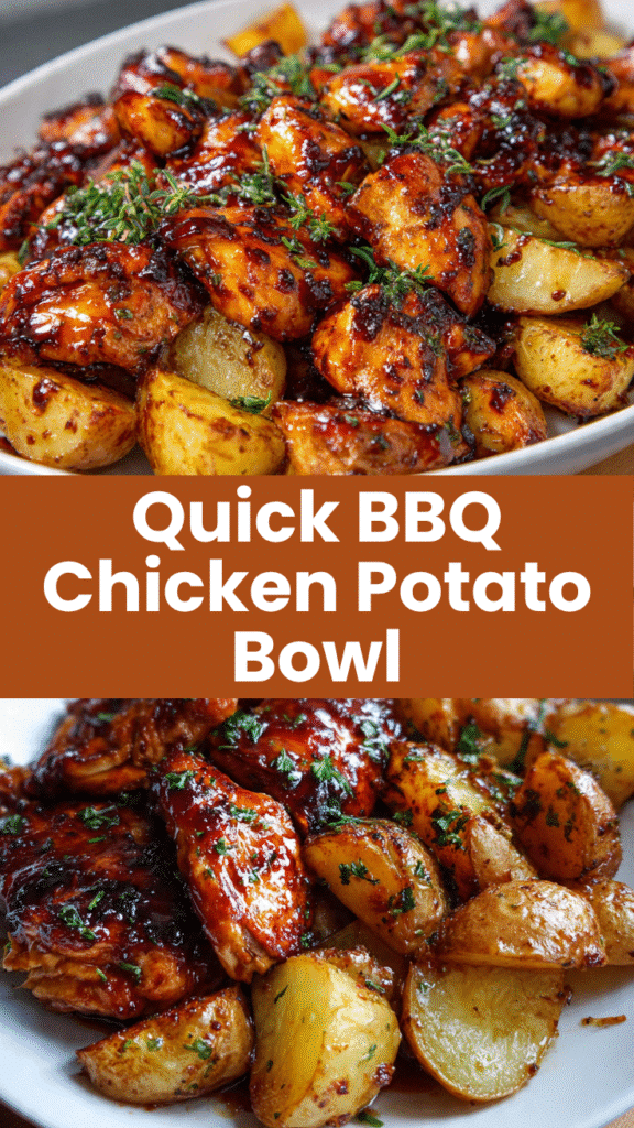 Honey BBQ Chicken Potatoes