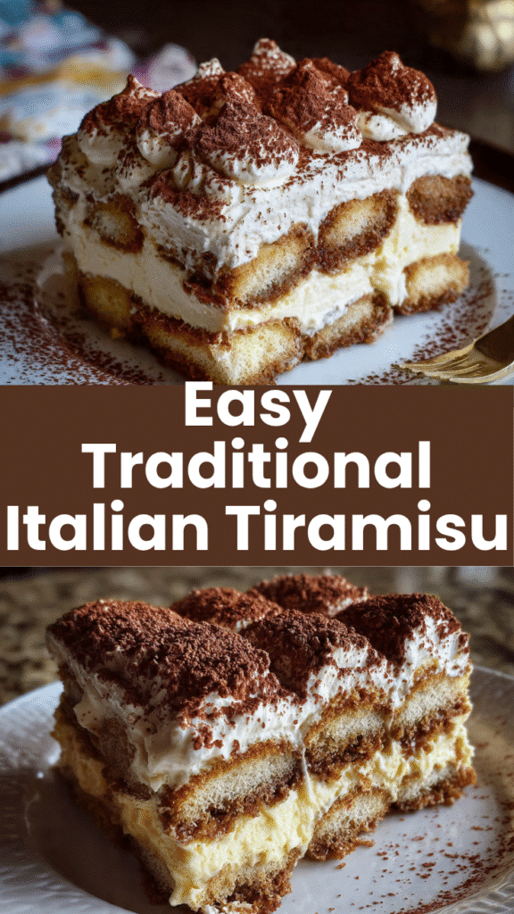 Traditional Italian Tiramisu