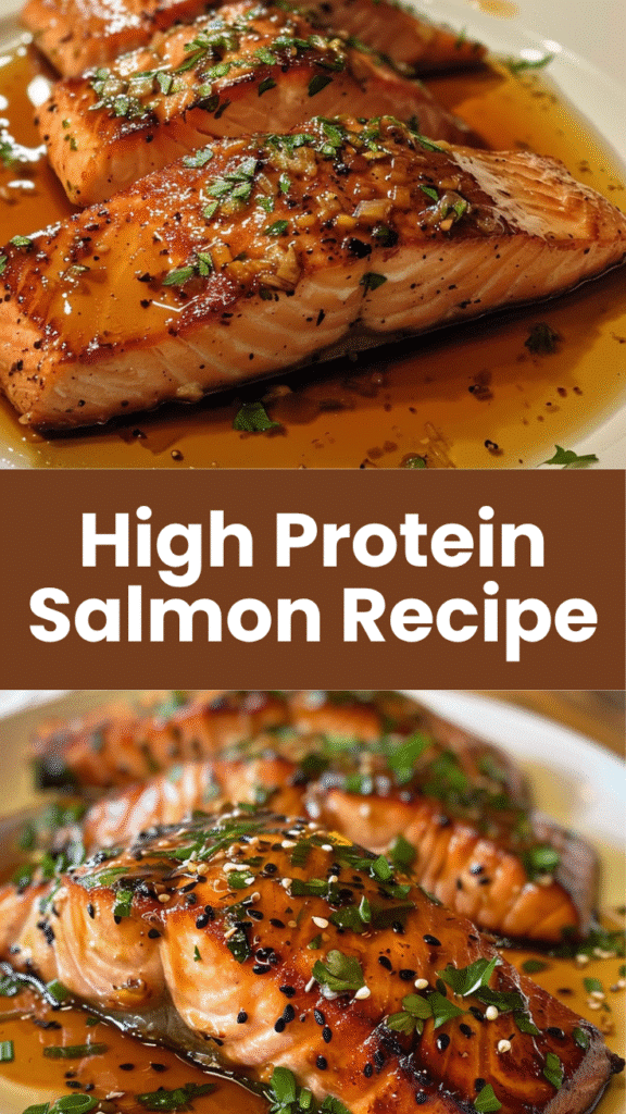 High Protein Honey Garlic Salmon