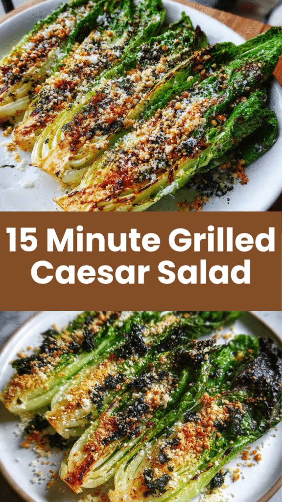 Grilled Romaine Caesar Salad