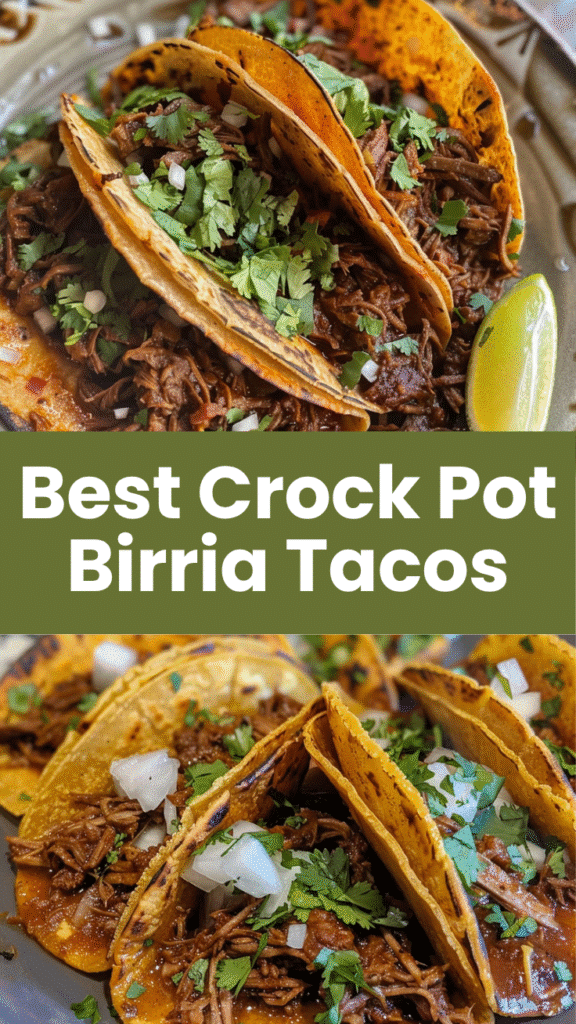 Crock Pot Birria Tacos