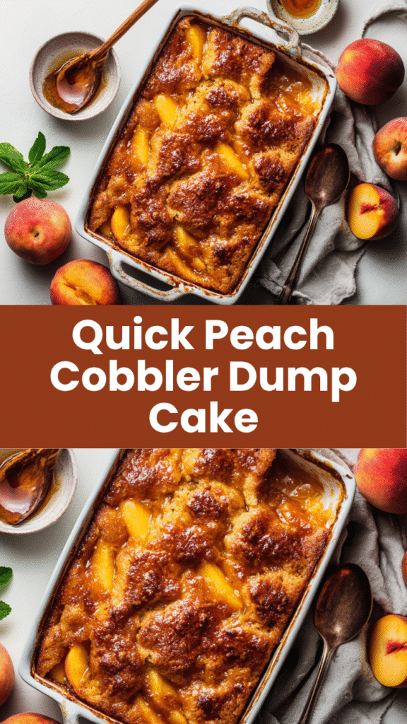 Peach Cobbler with Cake Mix