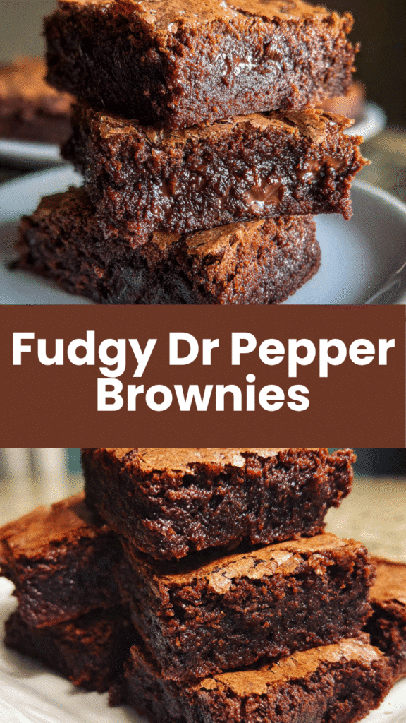Dr Pepper Brownies