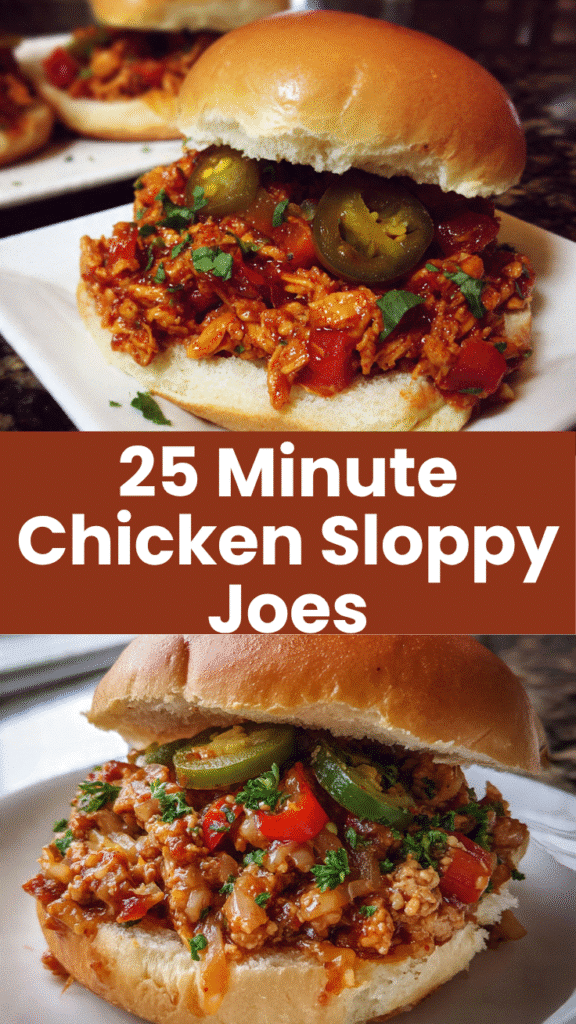 Cajun Chicken Sloppy Joes