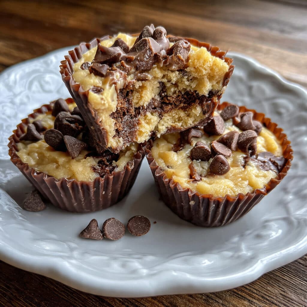 Chocolate Chip Cookie Dough Cups