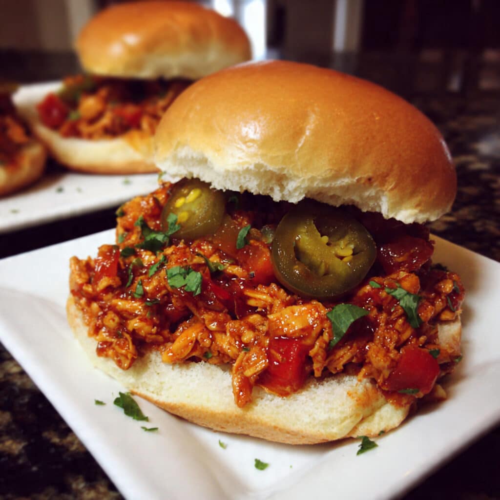 Cajun Chicken Sloppy Joes