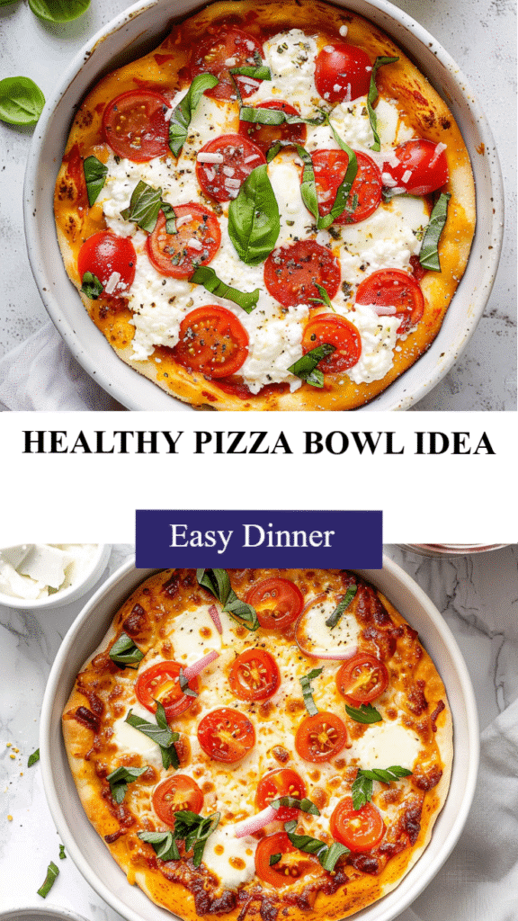 Cottage Cheese Pizza Bowl
