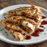 Hot Honey BBQ Chicken Quesadillas