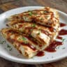 Hot Honey BBQ Chicken Quesadillas