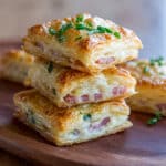 Ham and Cheese Puff Pastry Stacks