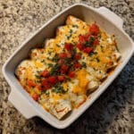 Queso Chicken Enchiladas
