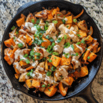 BBQ Chicken Sweet Potato Skillet
