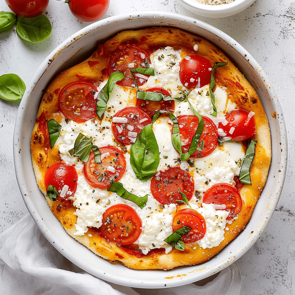 Cottage Cheese Pizza Bowl
