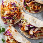 BBQ Chicken Coleslaw Wraps: Quick and Delicious Treat