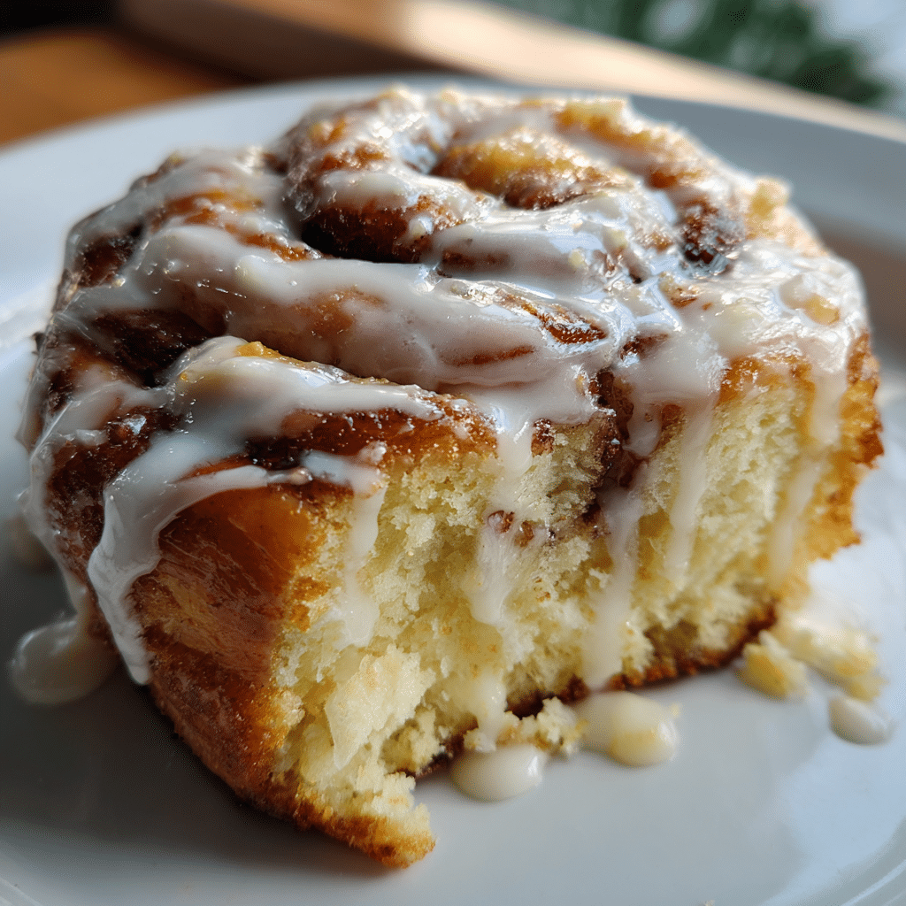 Cinnamon roll cake