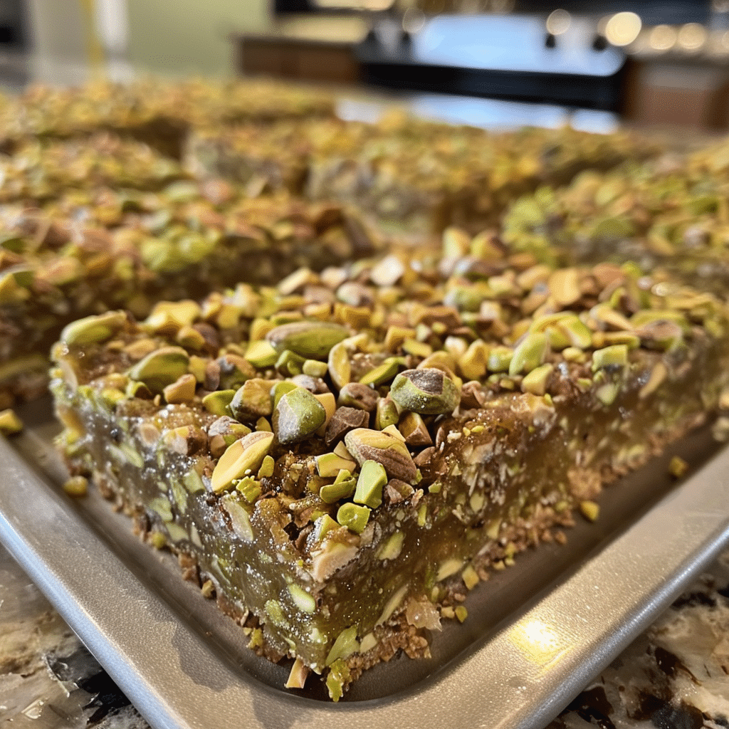 Pistachio Dream Bars