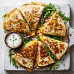 Peach Quesadillas