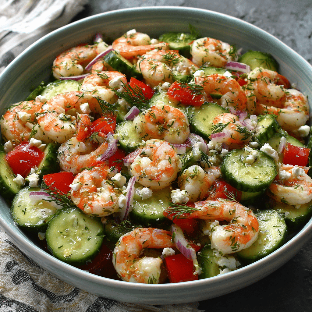 Cucumber Shrimp Salad