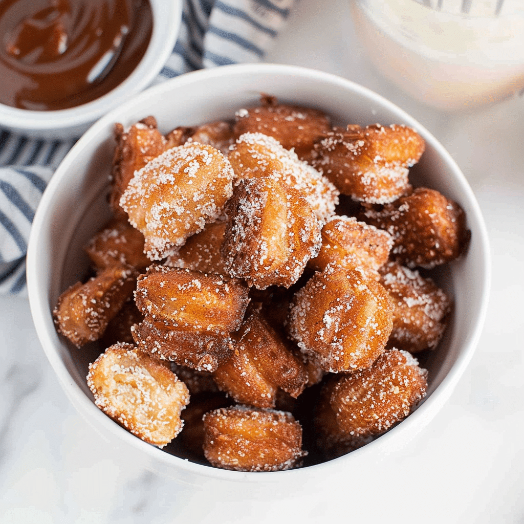 Air Fryer Churro Bites