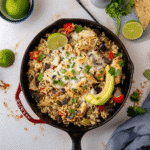 Salsa Verde Chicken and Rice Skillet Recipe