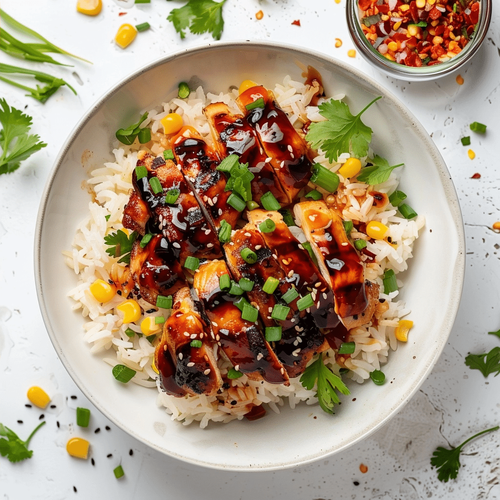 Honey BBQ Chicken Rice: A Simple One-Pan Meal
