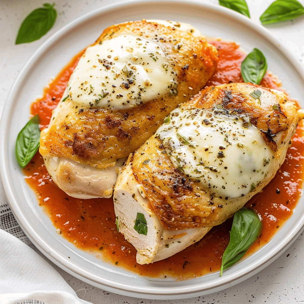 Mozzarella Stuffed Chicken Breast Recipe