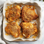Air Fryer Chicken Thighs with Panko Breadcrumbs