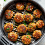 Air Fryer Chicken Meatballs for Easy Weeknight Dinners