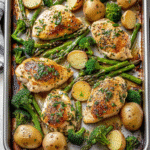 Sheet Pan Garlic Butter Chicken: A Simple Dinner