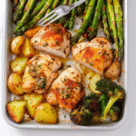 Sheet Pan Garlic Butter Chicken and Veggies Recipe