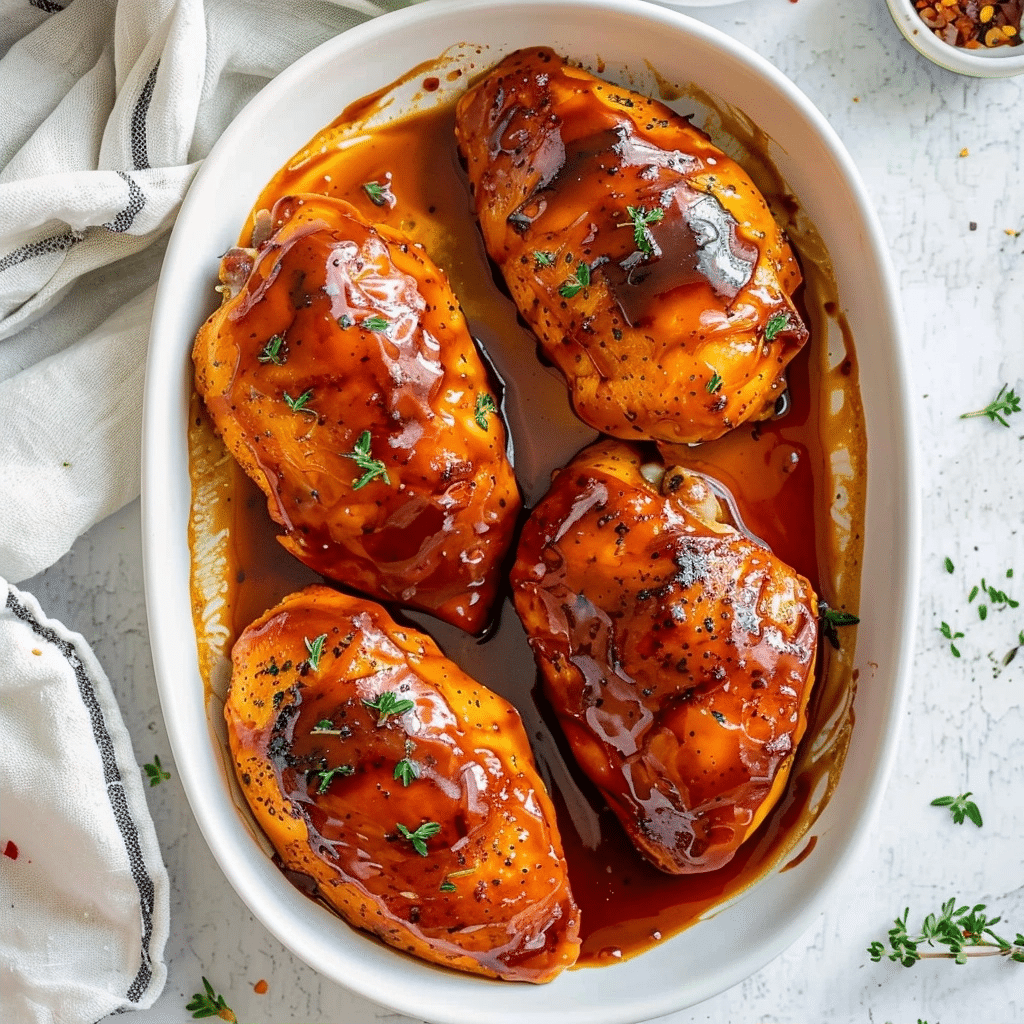 BBQ Baked Chicken Breasts: Healthy Oven-Roasted Recipe