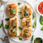 Herbed Ricotta Stuffed Chicken Rolls Recipe