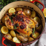 Lemon Herb Pot Roast Chicken Recipe