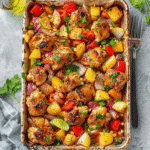 Hawaiian Chicken Sheet Pan Dinner