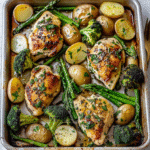 Sheet Pan Garlic Butter Chicken: A Simple Dinner