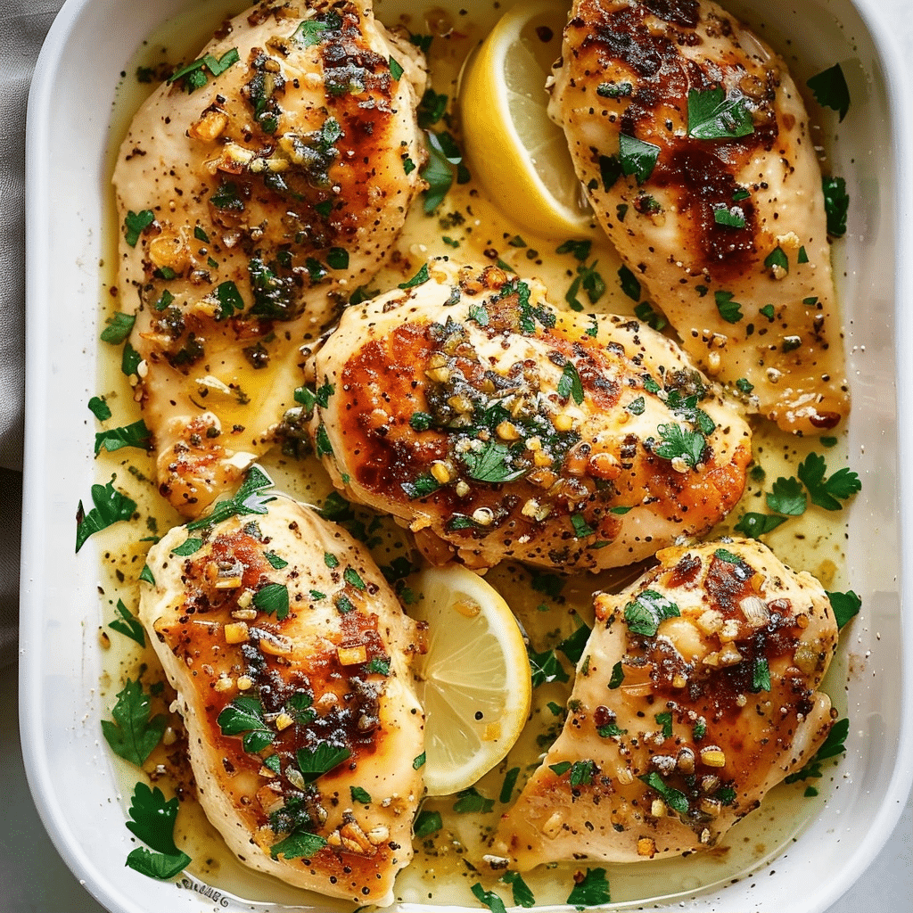 Garlic Butter Baked Chicken Breast Recipe