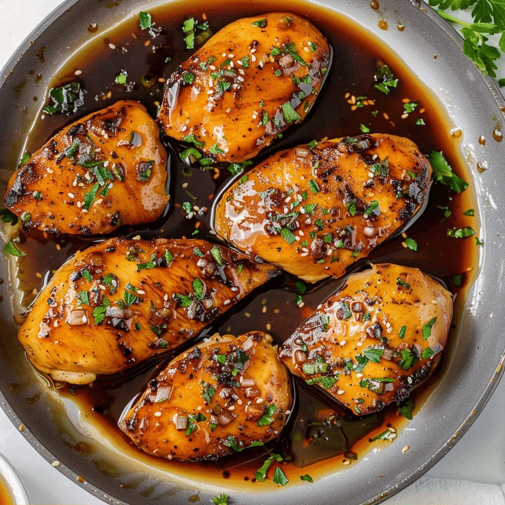 Honey Garlic Chicken Breasts Recipe