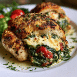 Spinach Stuffed Chicken Breasts