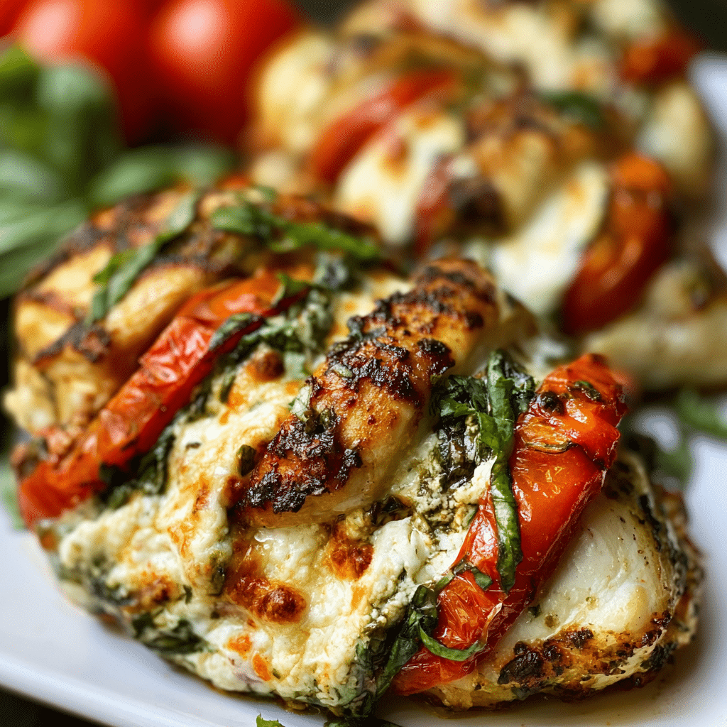 Caprese Stuffed Chicken Breast