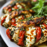 Caprese Stuffed Chicken Breast