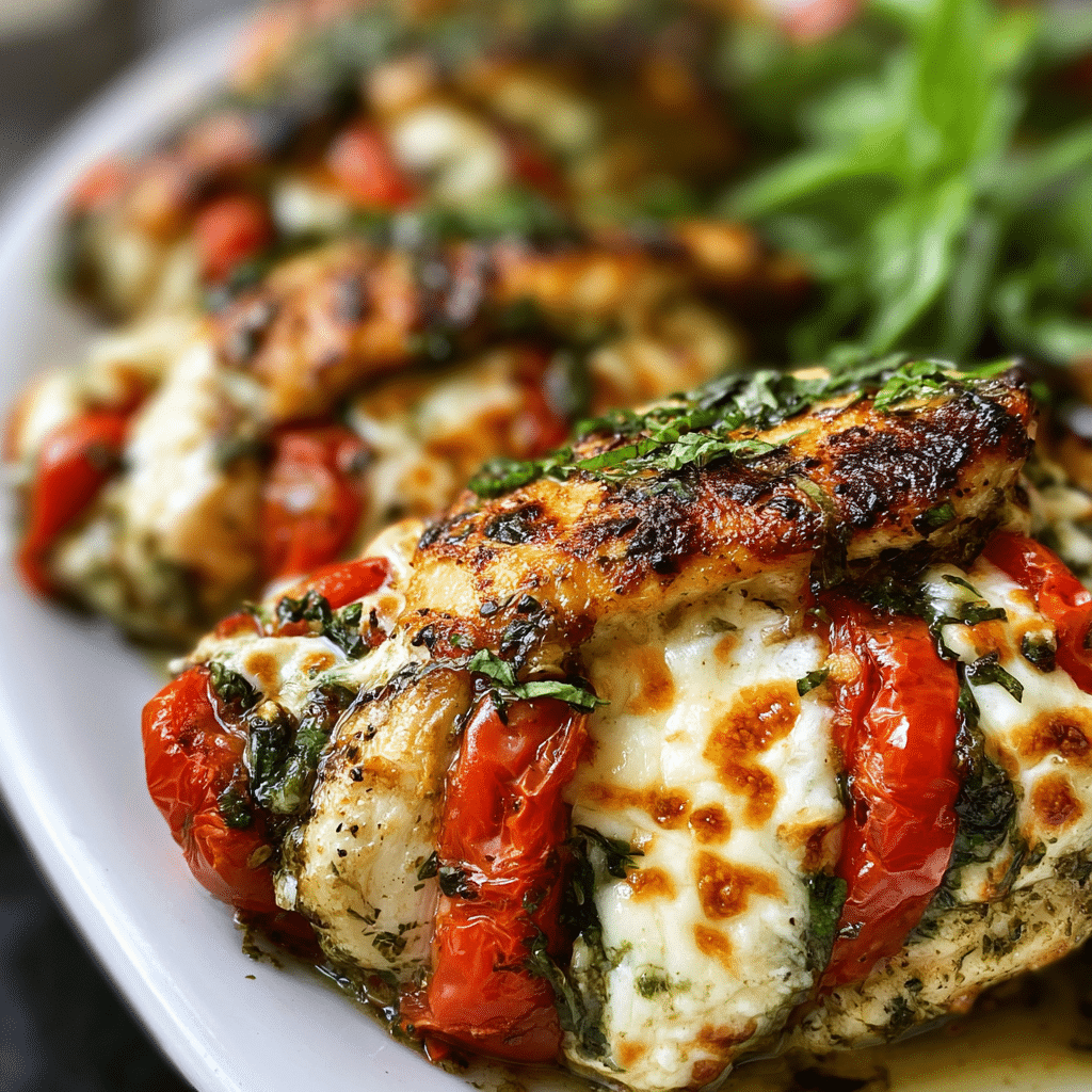 Caprese Stuffed Chicken Breast