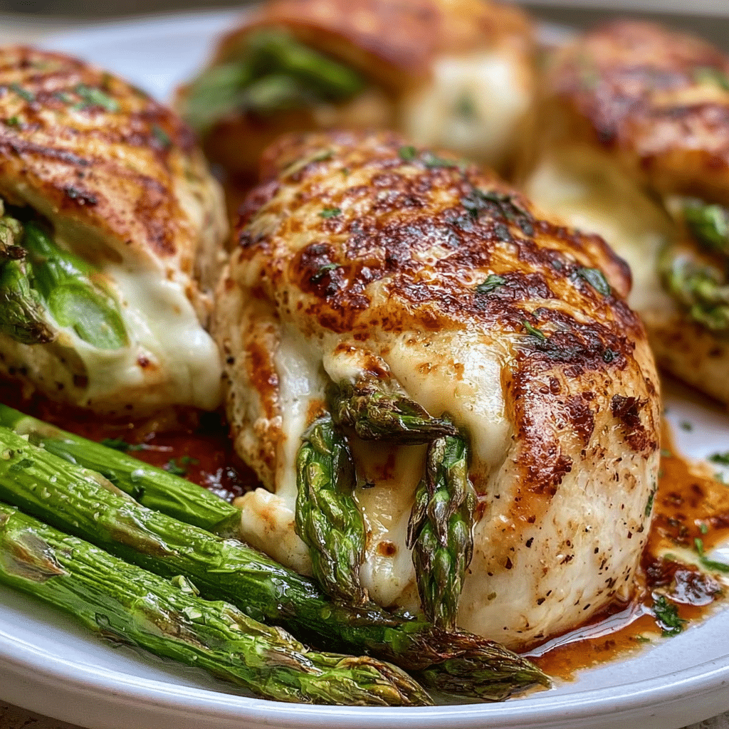 ASPARAGUS STUFFED CHICKEN BREAST